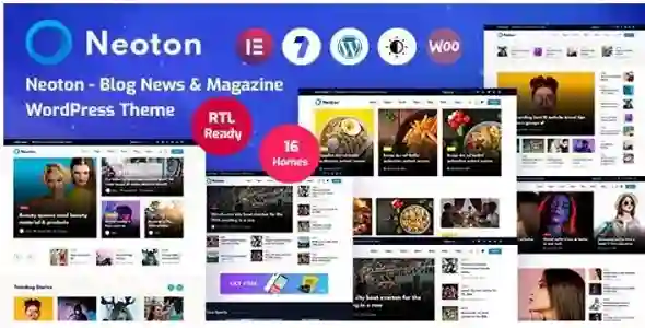 Neoton Theme GPL v4.0.9 – News Magazine WordPress Theme - Real GPL